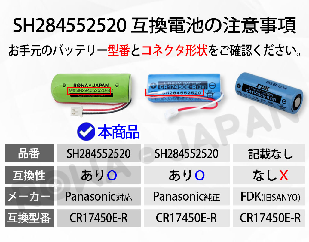 [在庫あり] 防犯・防災 パナソニック SH284552520 CR-17450E-R電池 音声 ☆