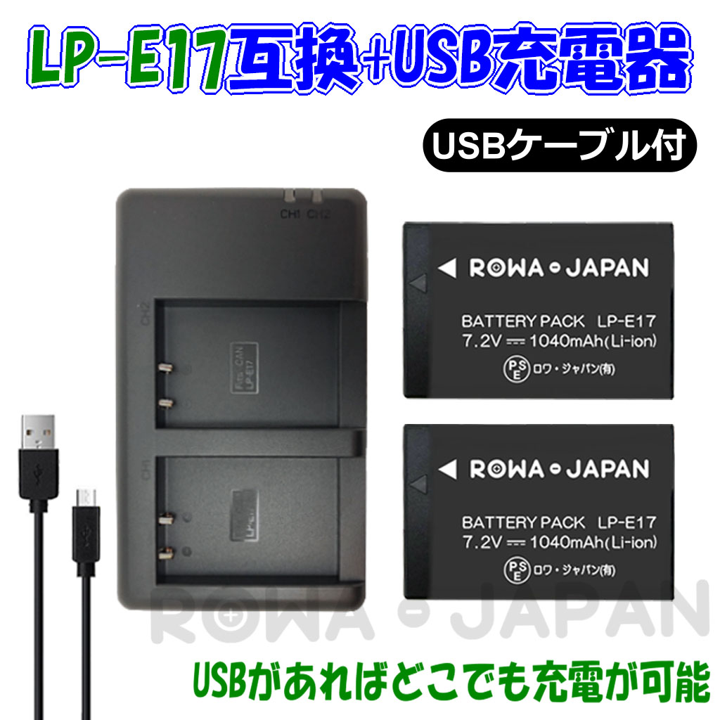 LP-E17-2P-DTSET デジタルカメラバッテリー キャノン | ロワジャパン 